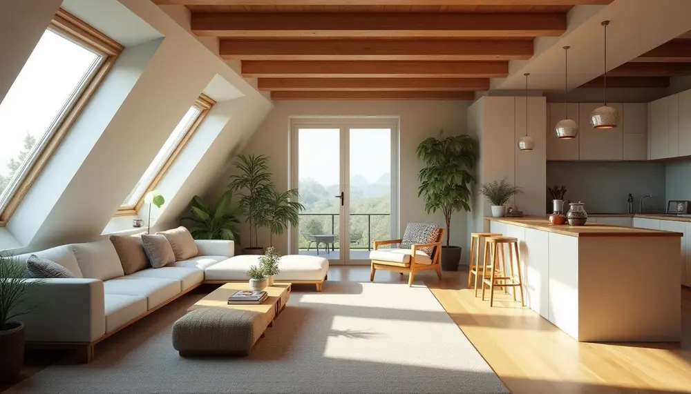 Attraktive 4-Zimmer-Dachgeschosswohnung in Flein zur Miete – 1.300 € Kaltmiete