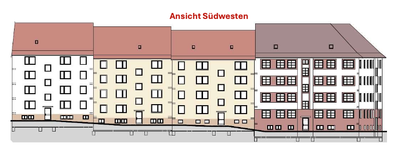 Mehrfamilienhausanlage – Mehrfamilienhaus
