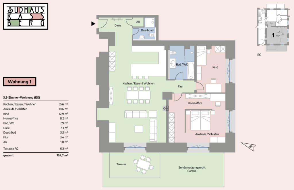 2. Hochwertige Denkmalimmobilie in Deutschland, sanierte Eigentumswohnung mit historischem Charme.