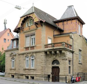 Denkmalgeschützte Altbaufassade in Heilbronn